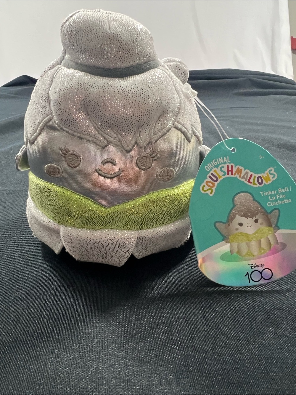Squishmallows Original 5” Tinker Bell Plush - Silver and Green-NWT